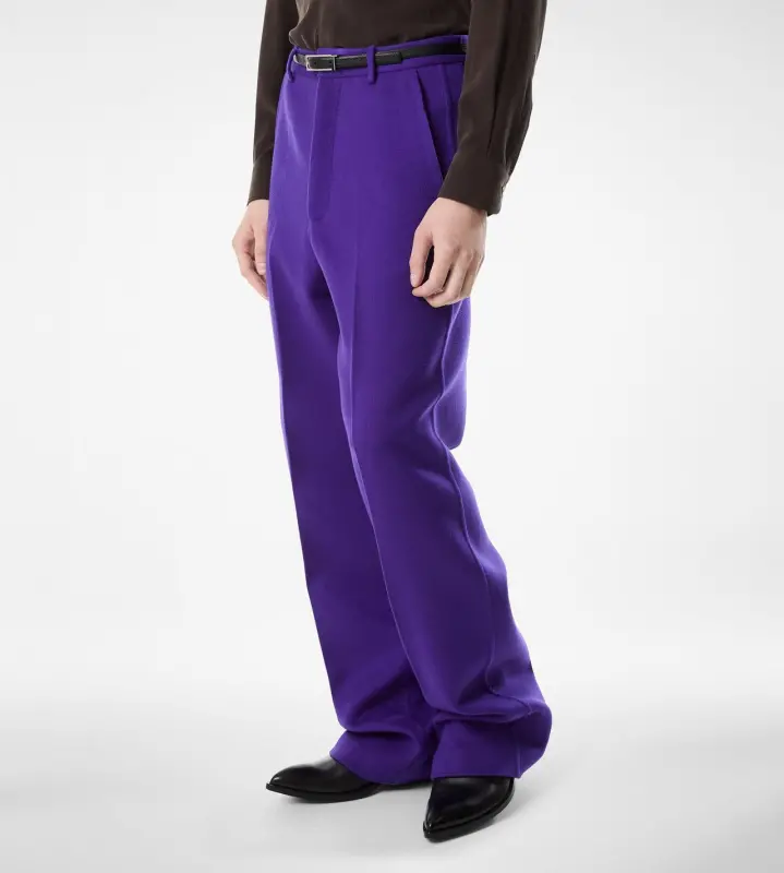 CASHMERE DOUBLE SPLITTABLE TWILL PANT PRISM VIOLET online
